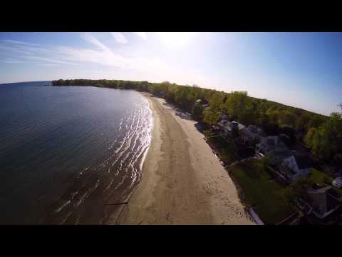 Crescent Beach Birds Eye View - GoPro