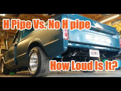 Comparing Exhaust With H-Pipe vs. No H-Pipe. Difference In Sound?