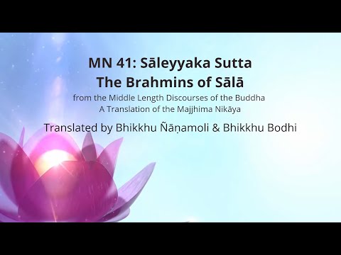 MN41 Sāleyyaka Sutta: The Brahmins of Sālā - Share Your Favorite Sutta