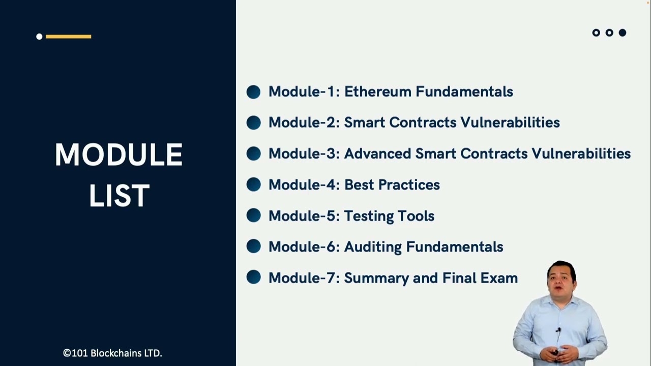 Smart Contracts Security - 101 Blockchains