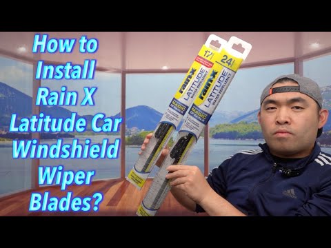 How to Install Rain X Latitude Car Windshield Wiper Blades?
