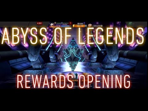 Abyss of Legends Rewards Opening - T5CC, 6 Star Champions & Awakening - Marvel Contest of Champions