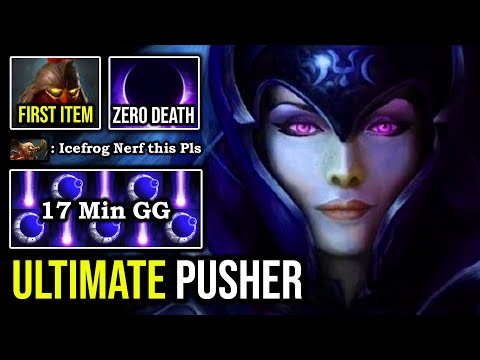 NEW 7.25C PUSHER LUNA 14Min Godlike & 17Min GG with FIrst Item Dominator Crazy 8K MMR DotA 2