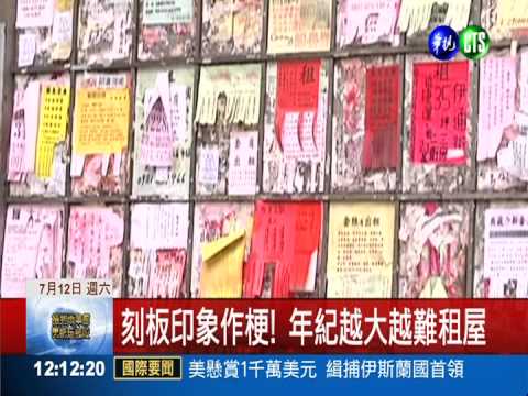 獨居老人租屋難! 45歲成"門檻"