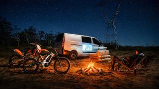 I Took My 72V Sur Ron Camping in the Middle of Nowhere...