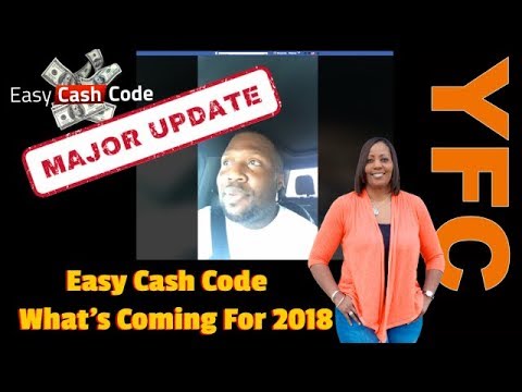 Easy Cash Code Major Update ECC Creator Reginald Stinson Explains Whats Coming 2018 Join Now