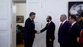 Meeting of the Minister of Foreign Affairs of the Republic of Armenia with the Prime Minister of Croatia