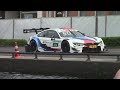 2018 bmw m4 dtm assen city demo loud sounds and donuts