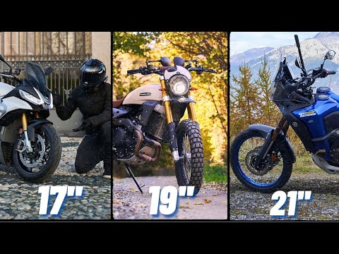 17, 19 or 21 INCHES? What is the RIGHT SIZE for FUN on a MOTORBIKE?
