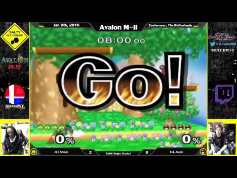 Avalon M-II - JJ | Amsah (Sheik) Vs LLL.Jeapie (Cpt Falcon) - SSBM Singles Winners Semi Final