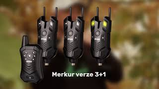 Zfish Sada Hlásičů Bite Alarm Set Merkur 3+1