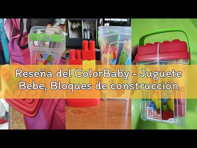 Vídeo relacionado con ColorBaby - Bloques construccion niños, Juguetes Bebe 1 año, Ladrillos Maxi, motricidad Fina