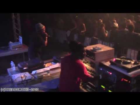 CHANNEL ONE (uk) ft ras kayleb - roots dub mix  - round 12 @ reggae brussels festival 12-4-13