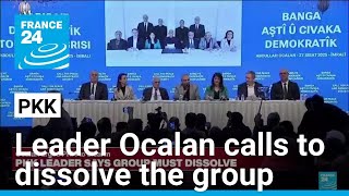 Download lagu Pemimpin Ocalan mendesak kelompok militan Kurdi PKK untuk bubar dan meletakkan senjatanya • FRANCE 24 mp3
