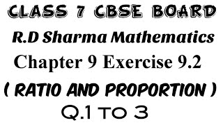 Exercise 9.2 Class 7 RD Sharma Mathematics
