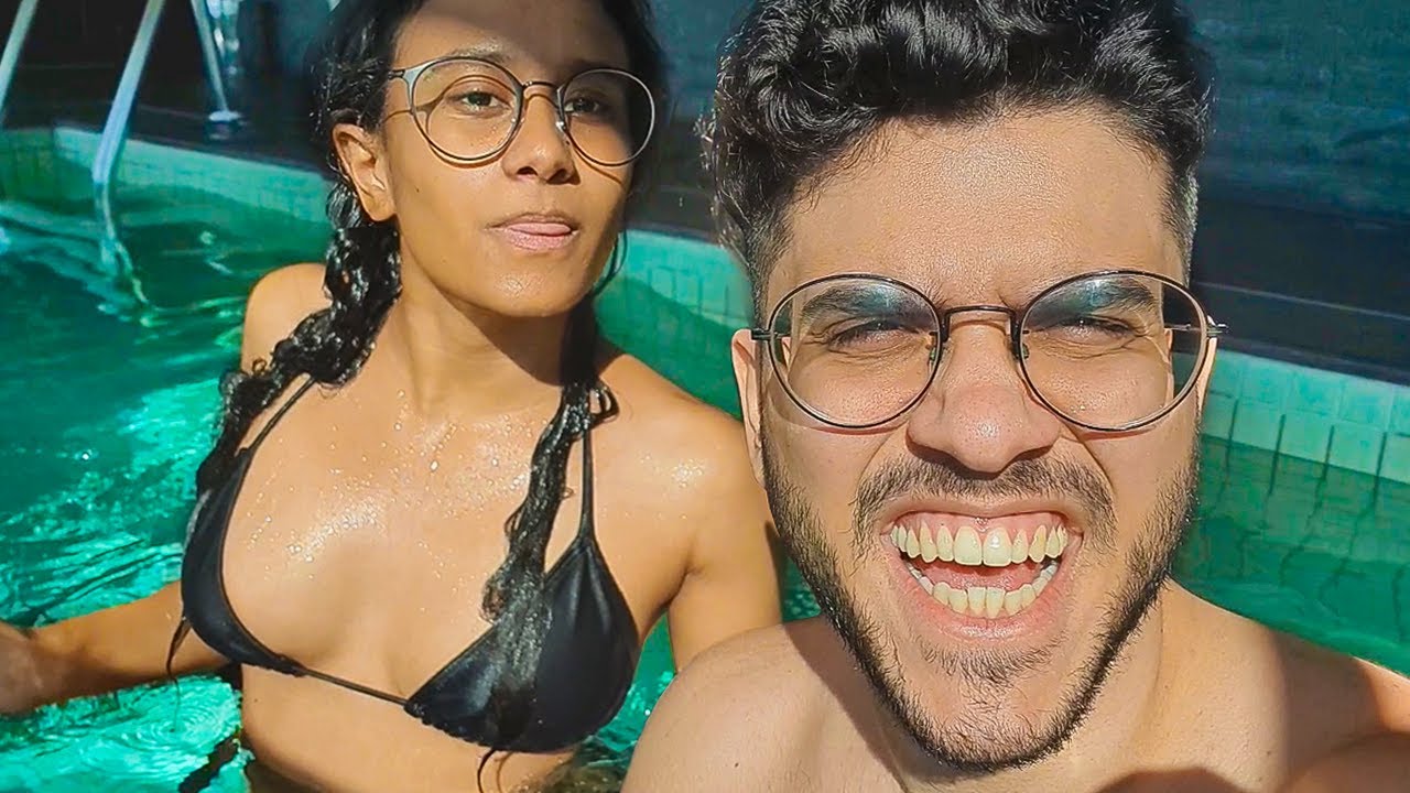 TOMANDO BANHO COM A MINHA NAMORADA DE NOVO