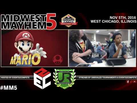 Midwest Mayhem 5 Singles Pools: E2C l Dan (Mario) vs. Jark (Ness)