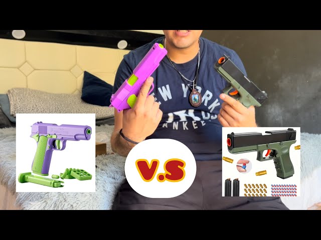 Vídeo relacionado con Pistola de Juguete,Pistola de Espuma Blaster,Juguete Pistola,Juguete de Espuma Suave,EVA Juguetes de Tiro de Blanda,para Jugar al Aire Libre,Regalos de Cumpleaños para 14 +