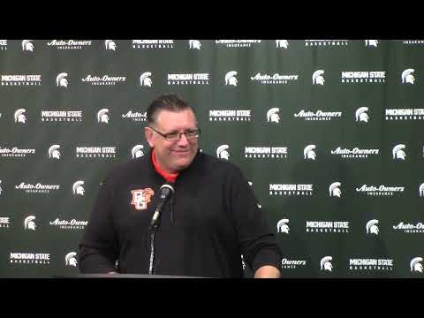 Bowling Green Coach Todd Simon on 75-66 exhibition loss to Michigan State