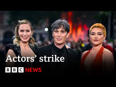 Actors join writers in massive Hollywood strike – BBC News