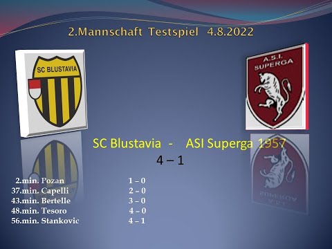 2.Mannschaft Testspiel SC Blustavia - ASI Superga 1957