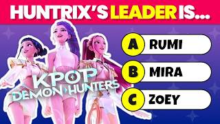 Are you a real fan? 🎬😈 | Ultimate KPop Demon Hunters Quiz #1