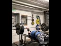 120kg reverse grip bench press 15 reps for 4 sets - Triceps pump