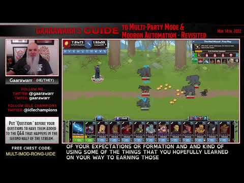 Gaarawarr's Guide to Modron Automation & Multi-Party Mode (Revisited) | Idle Champions | D&D
