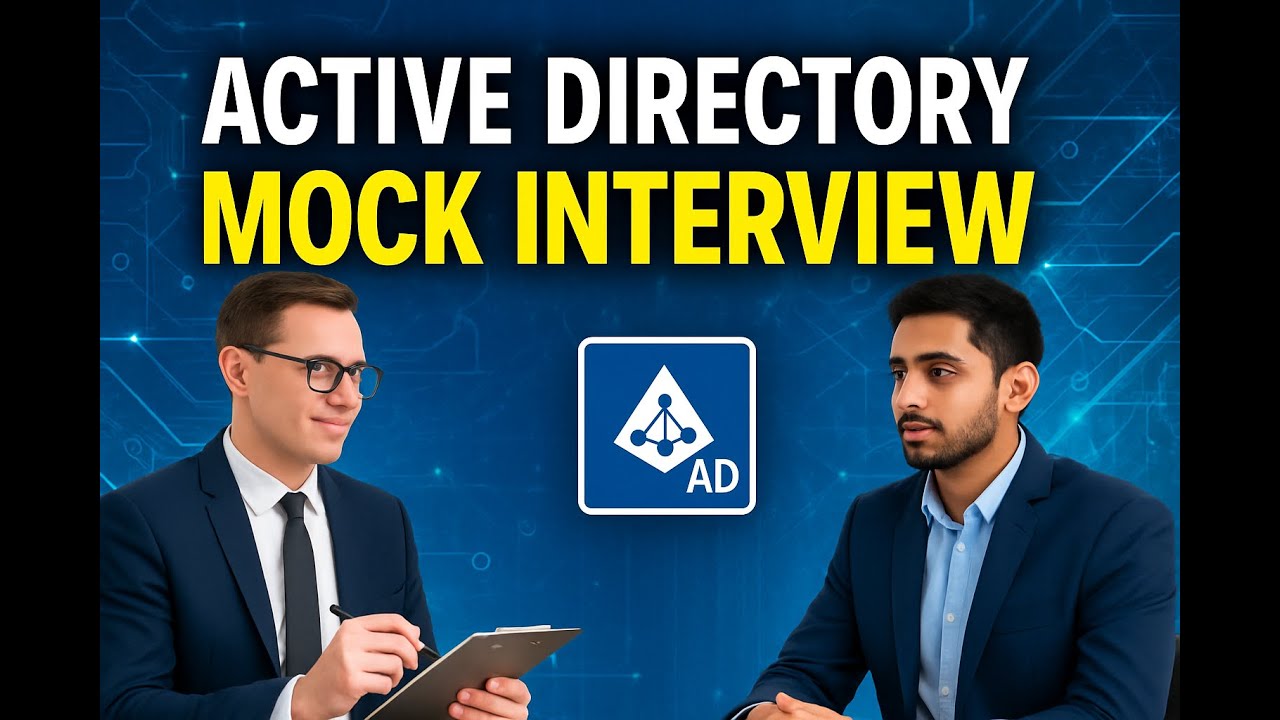 Active Directory – Top 20 Interview Questions with Answers (2025)