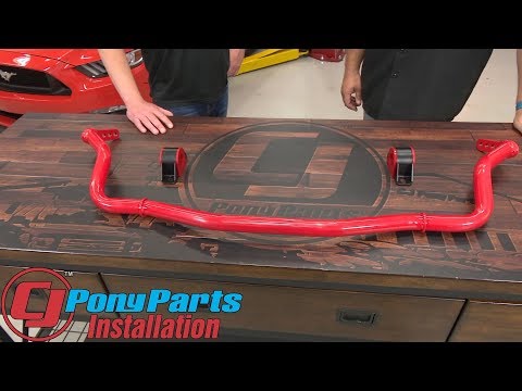 2015-2023 Mustang Pedders Front Sway Bar 35MM SportsRyder Tubular Adjustable Installation
