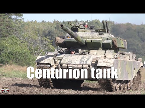 Centurion Tank Showing Off At Arsenalen Tank Museum [4K UHD]