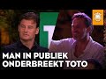 Toto-voorspelling wordt ruw verstoord door man in publiek | DE ORANJEZOMER