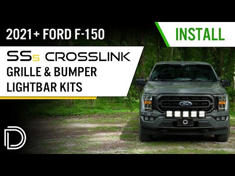 How To: Install 2021-2023 Ford F-150 SS5 CrossLink Lightbar Kits | Diode Dynamics
