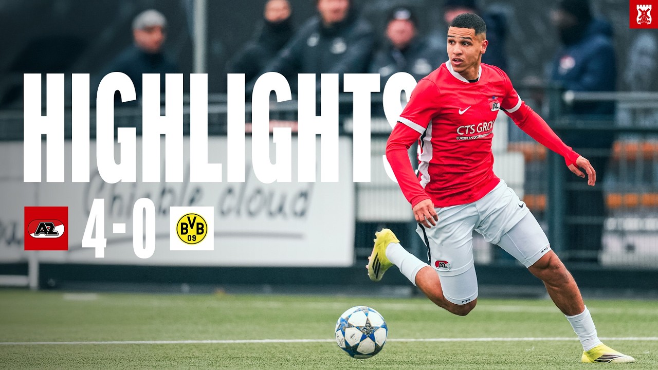 AZ Alkmaar U19 vs Borussia Dortmund U19 Highlights