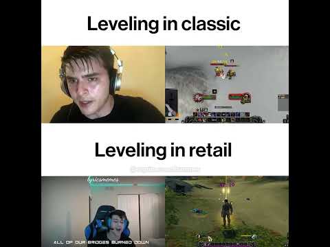 WoW Classic Vs Retail : Leveling & raiding