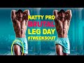 Brutal Leg Day with 21 Year Old Natty Pro Bodybuilder | Dreams to Reality | 7 Weeks Out