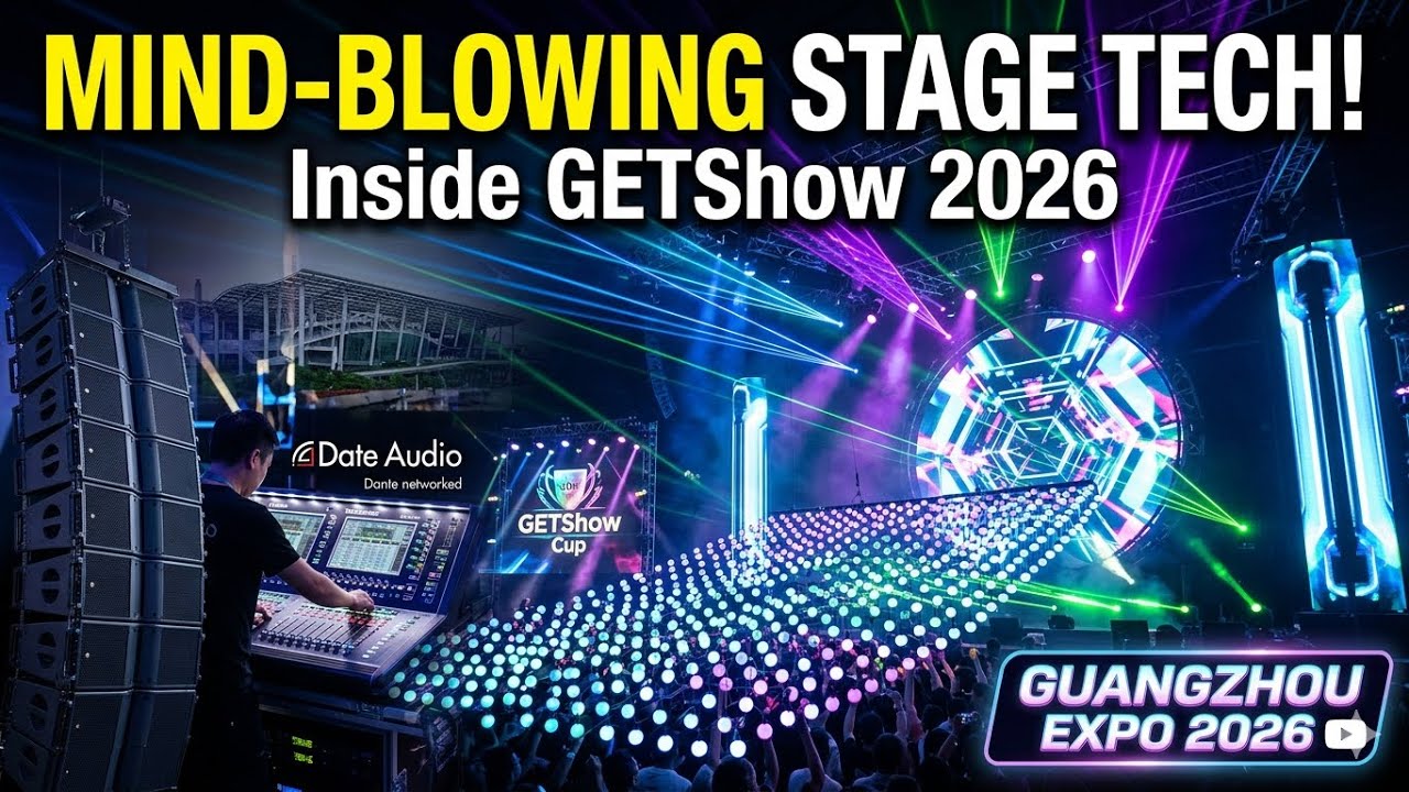 Mind-Blowing Stage Tech! Inside GETShow 2026 (Guangzhou Entertainment Technology Expo)