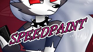 Speedpaint: Loona /helluva boss fanart/