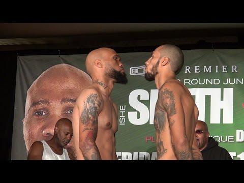 Ishe Smith vs. Frank Galarza FULL PBC card weigh in from Las Vegas