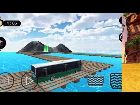 Impossible sky bus driving simulator 2019 ocean tracks android gameplay