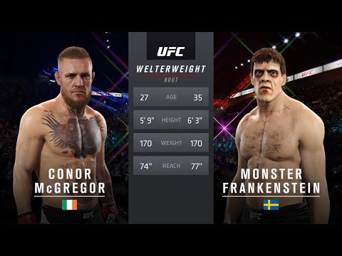 Conor McGregor vs. Monster Frankenstein - EA Sports UFC 2 - Original Fighters 👊