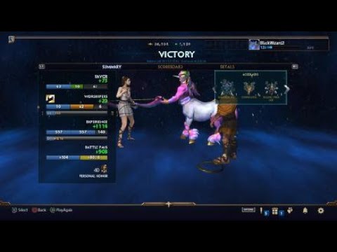 SMITE Ranked Conquest Gameplay - Full Damage Chiron!