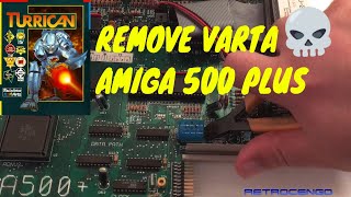 How to remove varta battery Amiga 500 plus