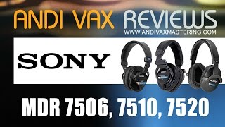 Video thumbnail for AVR 023 - Sony MDR 7506, MDR 7510, MDR 7520 by andivax