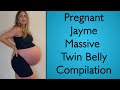 Pregnant Jayme Massive Twin Belly Compilation Tiktok