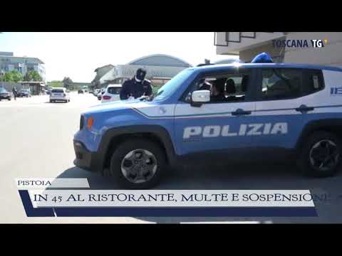 2021-04-23 PISTOIA - IN 45 AL RISTORANTE, MULTE E SOSPENSIONE ATTIVITÀ