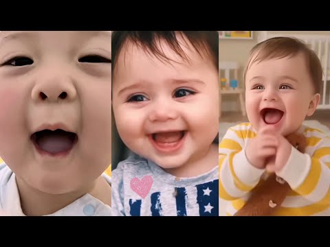 Cute Baby Laughing & Talking for the First Time | Hello Papa Hello Mama | Cute Heart-Melting Moments