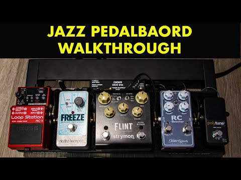 Jazz guitar pedalboard — Jazz guitar with Andy