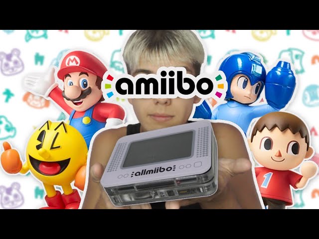 Vídeo relacionado con Allmiibo Emulador inteligente NFC, compatible con Switch/3DS, más de 50 juegos y almacenamiento de datos NFC 3000, pantalla OLED de 1.2 pulgadas