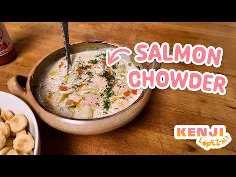New England Meets the Pacific Northwest with this Simple Salmon Chowder
